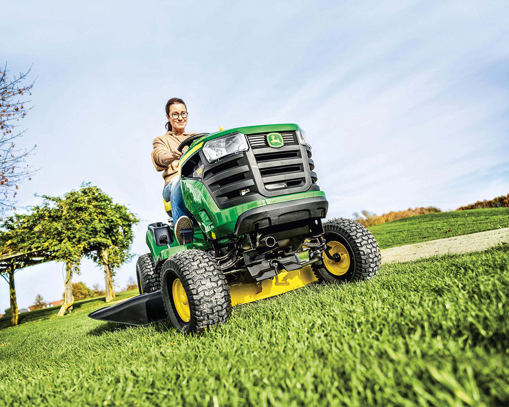 John Deere X107 Side Discharge 42" Ride On Lawn Mower (2026 Model)