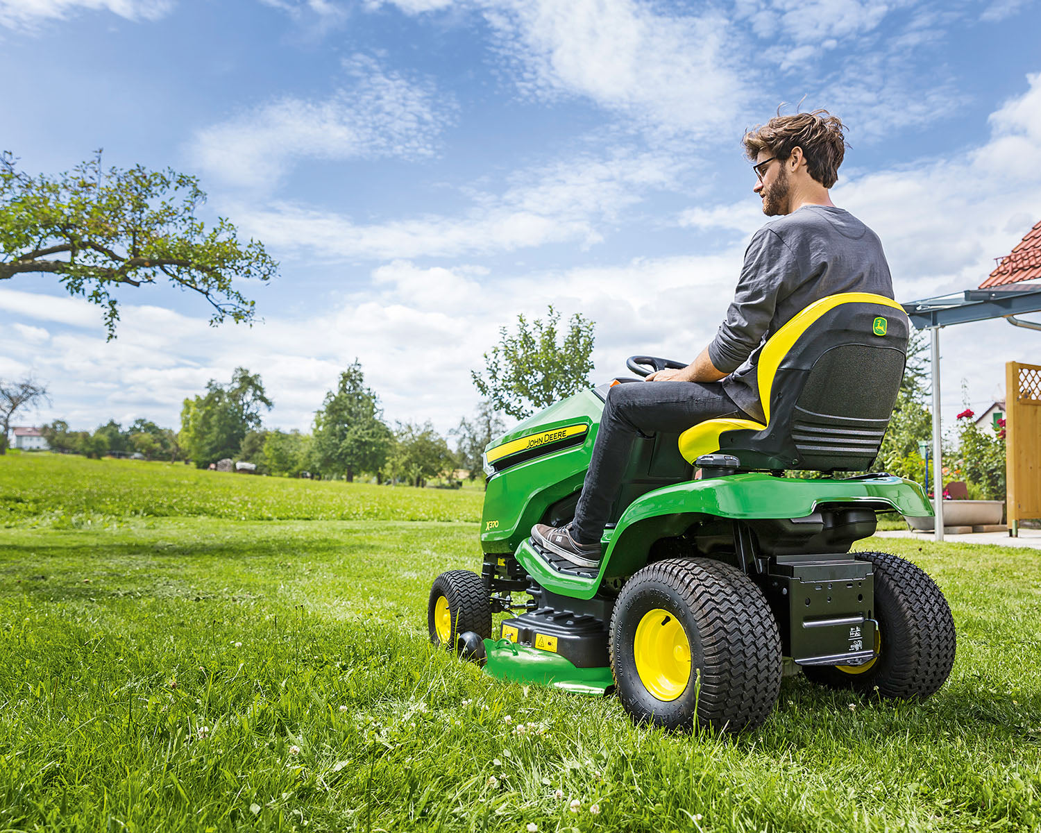 John Deere X370 Ride On Lawn Mower (Power Unit Only)
