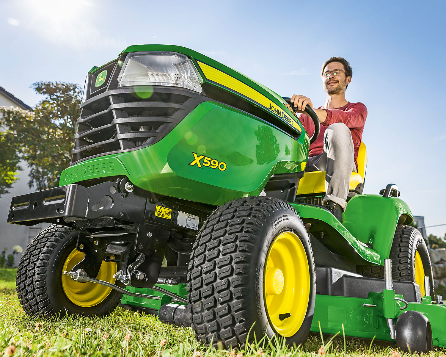 John Deere X590 Ride On Lawn Mower (Power Unit Only)