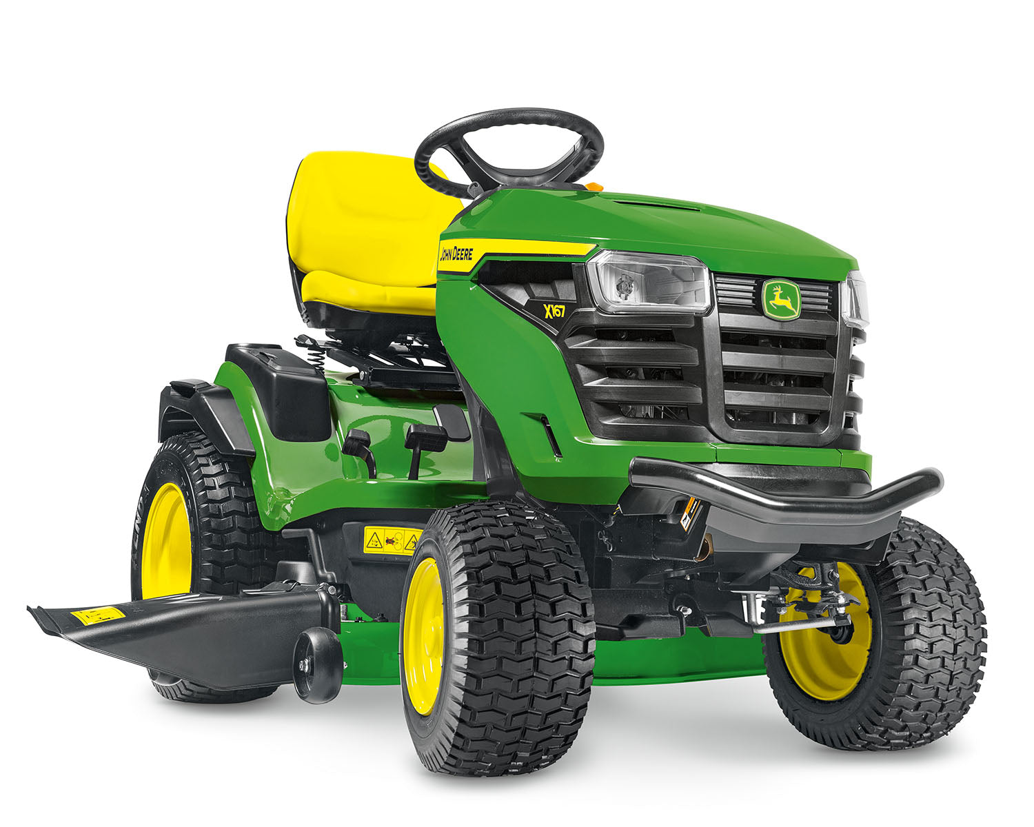 John Deere X167 Side Discharge and Mulching 48" Ride On Lawn Mower (2026 Model)